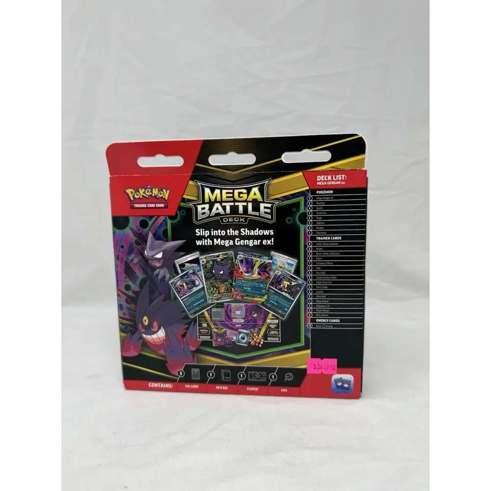 Pokémon TCG Mega Battle Deck Mega Gengar Ex BRAND NEW SEALED